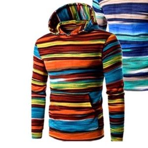 Colorful pattern texture design hoodies